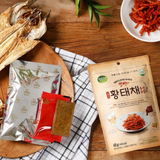 Badasori Instant Spicy Seasoned Dried Pollock Banchan 48g x 3 bags per order