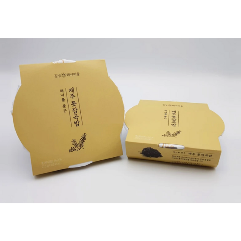 Jeju Haenyeo Village Instant Hijiki Rice (Japgokbap) 210g (5 Packs per Box)