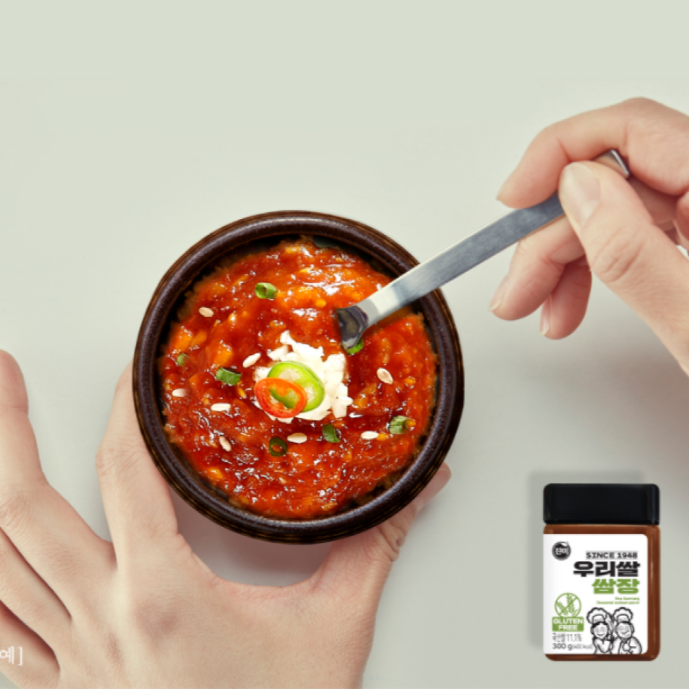 JINMI Gluten-Free Rice Seasoned Soy Bean Paste (Ssamjang) 300g
