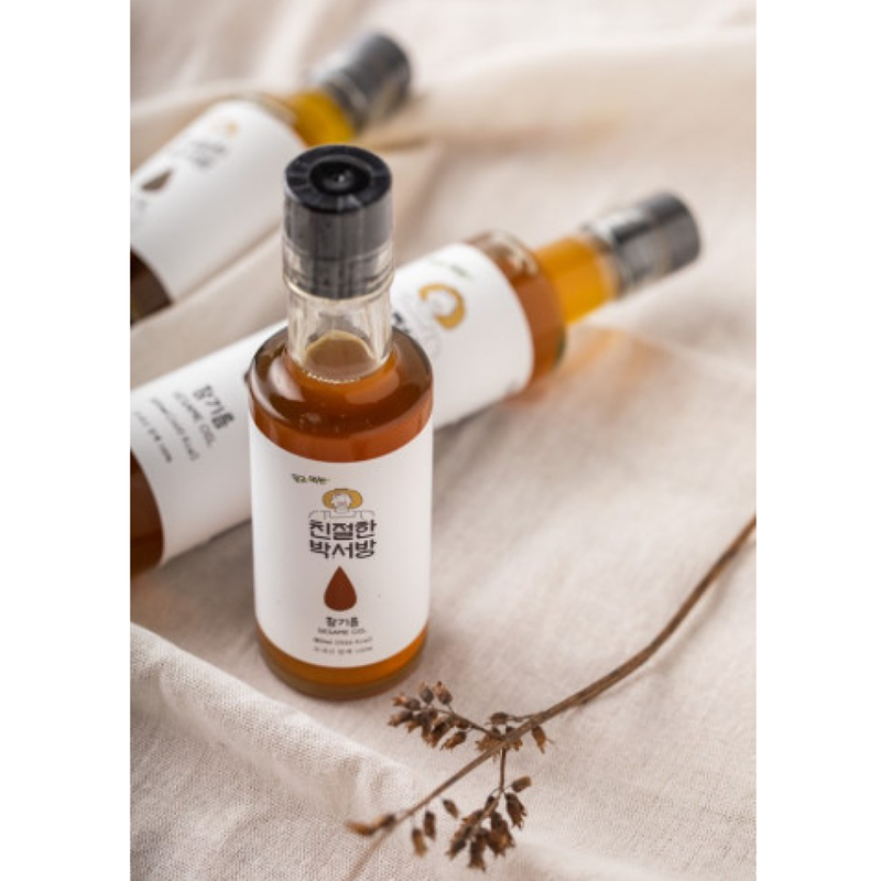 100% Korean Perilla Oil (Low Temperature Roasted) 180ml