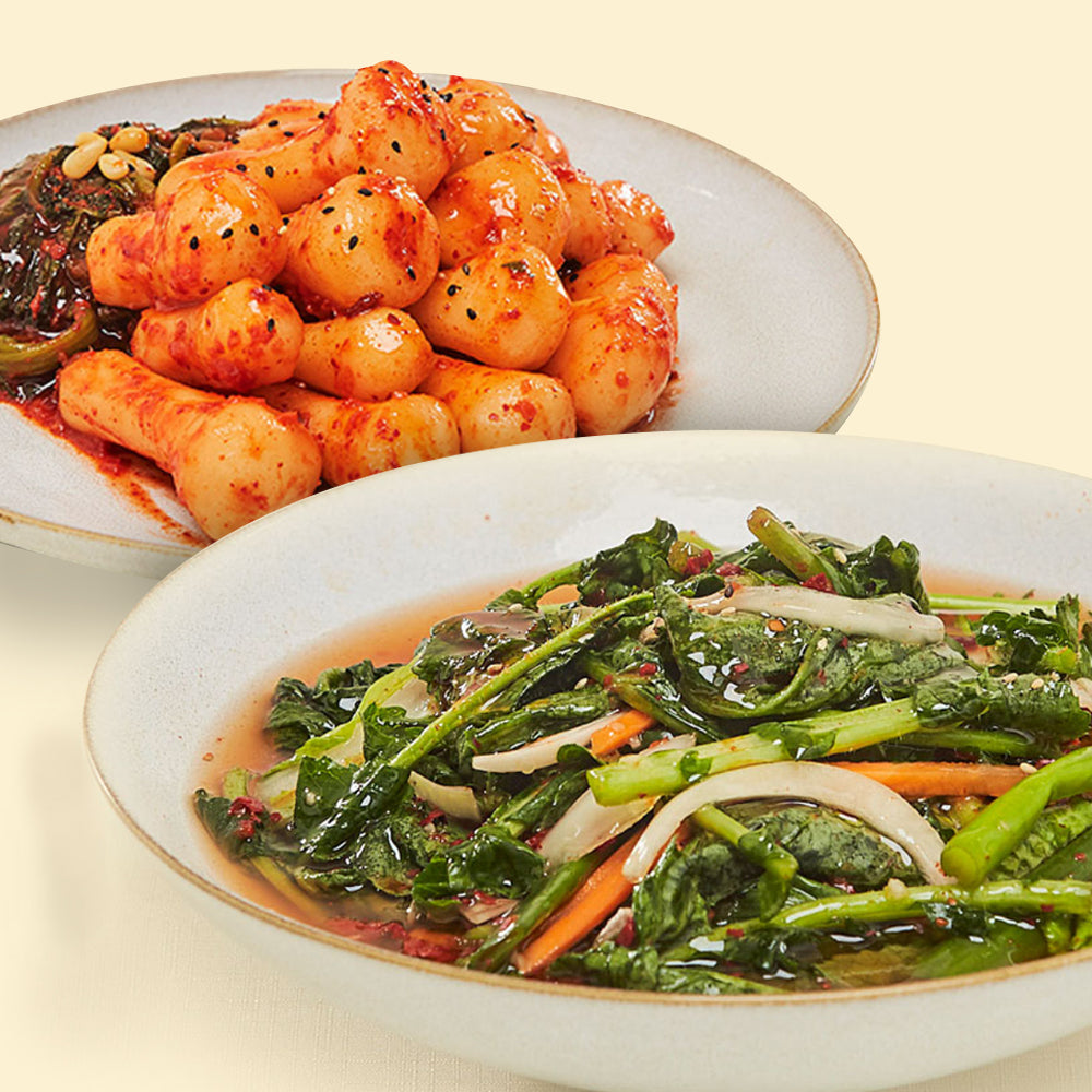 [PRE-ORDER] Pyeongchang Kotsooni Ponytail Radish Kimchi (3kg) + Young Radish (Yeolmu) Kimchi (2kg)