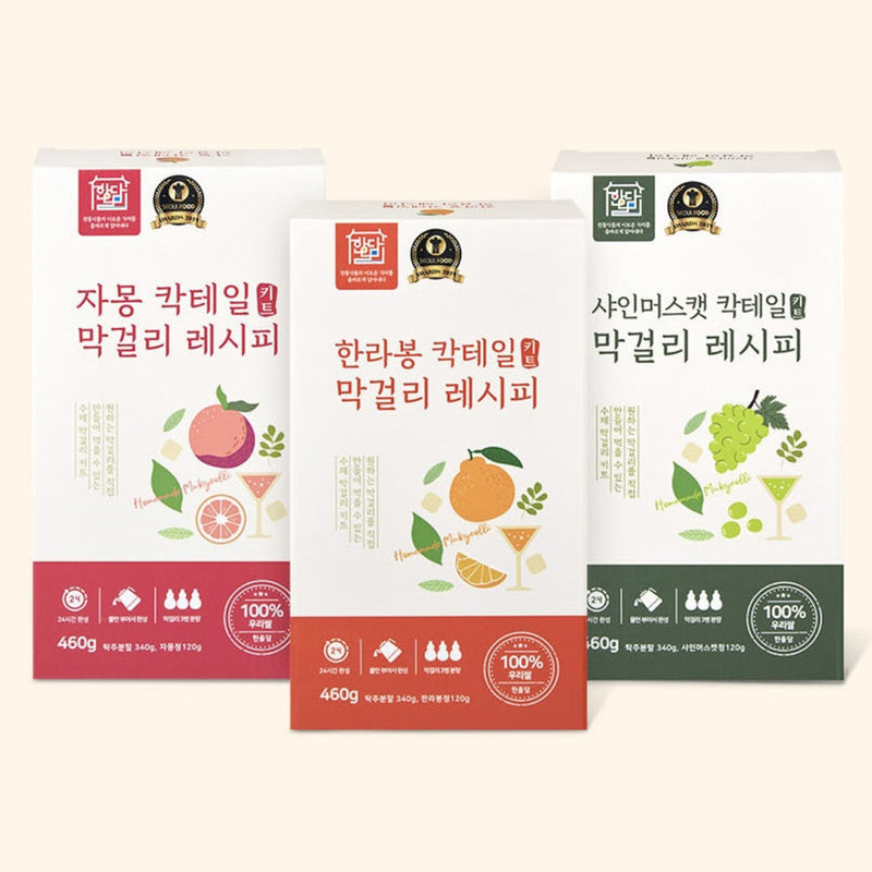 HANALLDAM DIY Korean Rice Wine Kit 460g (3 Flavor Options)