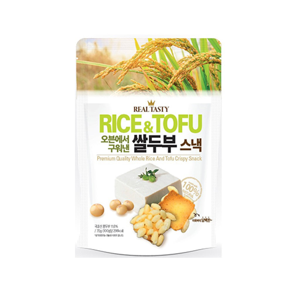 MAMMOS Premium Quality Rice and Tofu Crispy Snack 70g x 3 bags per order