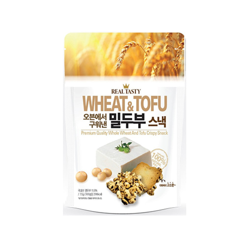 MAMMOS Premium Quality Wheat and Tofu Crispy Snack 70g x 3 bags per order