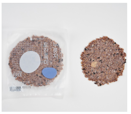 Gluten-Free Crispy Black Taro Rice Chips (Nurungji) 20g x 10 packs </br> EXP.DATE: 07/23/2023
