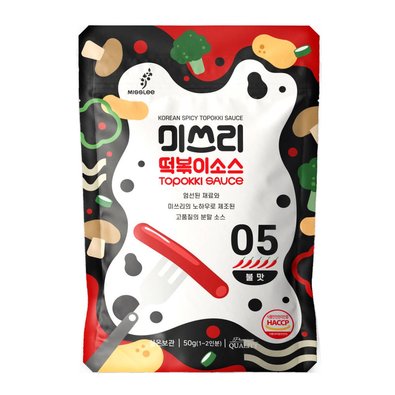 Miss Lee Tteokbokki Powder Sauce Level 5 (3 Packs Per Order)