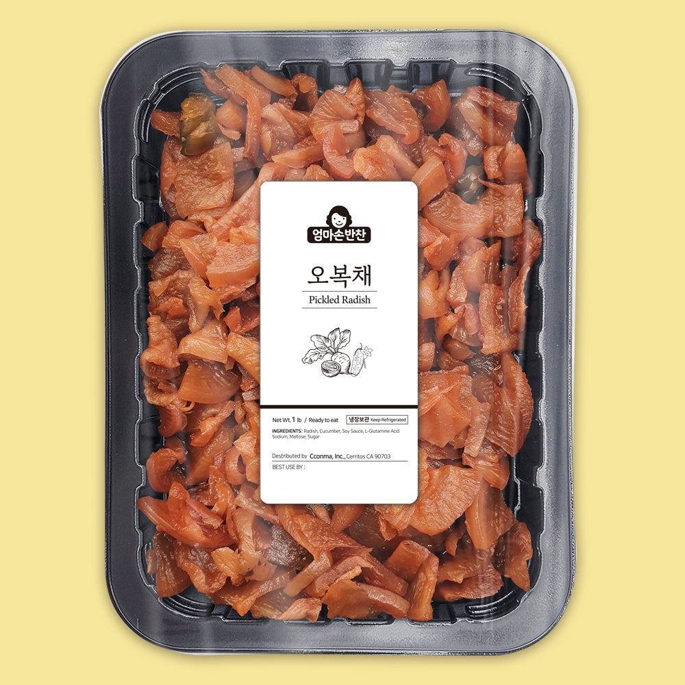 [MILLS EXPRESS] UMMA SOHN BANCHAN Pickled Radish (Obokchae) 1lb