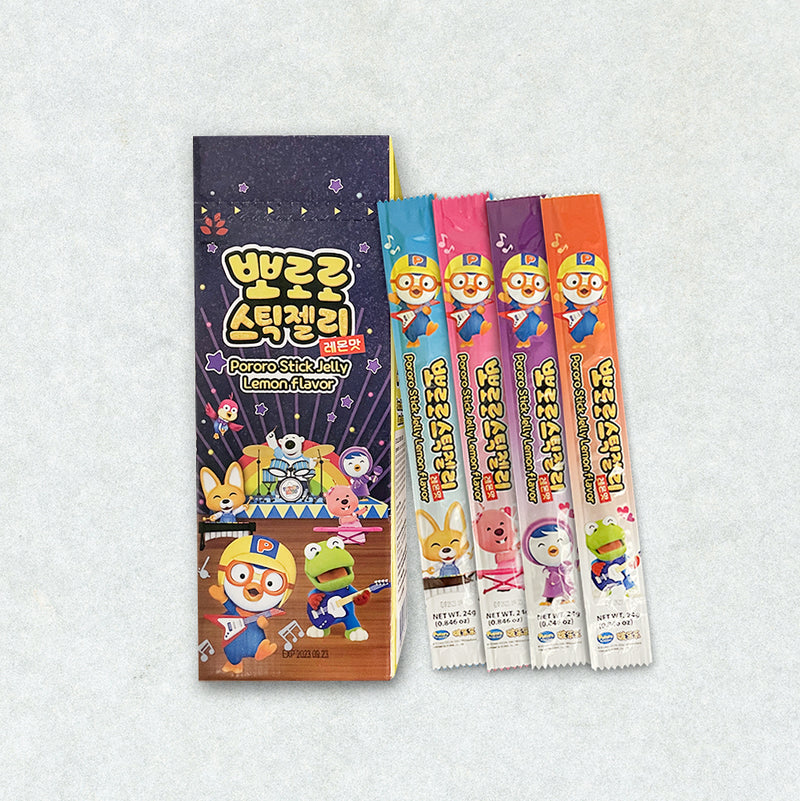 PORORO Sweet & Sour Jelly Sticks - Lemon Flavor 24g X 40EA