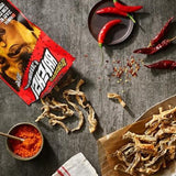 [CLEARANCE SALE] Famous Dried Pollock Skin Crisps 30g x 3 Bags per Order (Choose from Original, Spicy, or Garlic Butter Flavor) EXP. DATE: 1/27/22