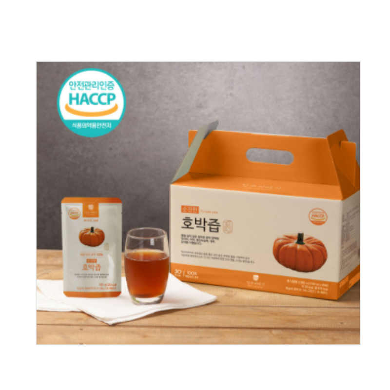 JANGSU STORY Healthy Pumpkin Juice 100ml x 30 pouches