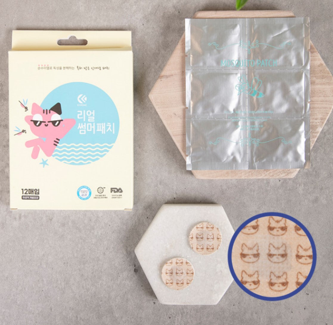 REAL SUMMER Mosquito Patch 1box (12pcs)