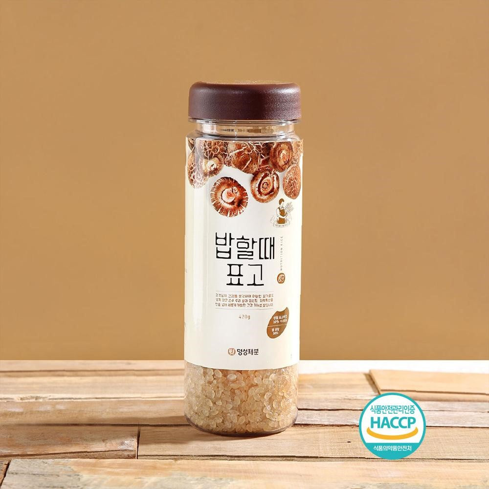 [CLEARANCE SALE] MYUNGSUNG Healthy Rice Add-On (Shiitake Mushroom Rice) 420g EXP. DATE: 07/15/2023