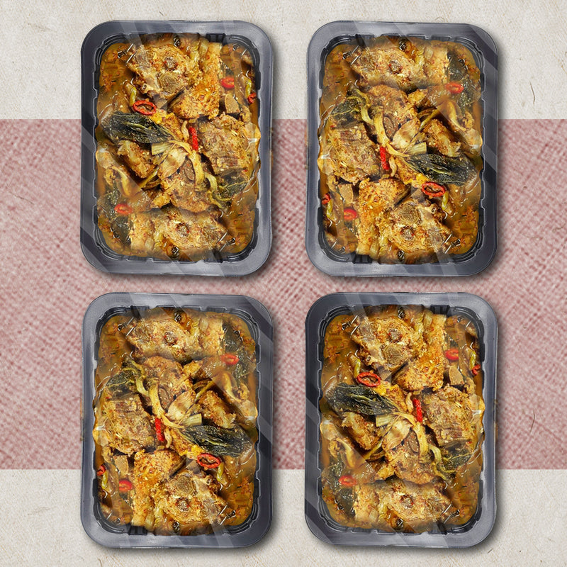 [SEPARATE NEXT DAY SHIPPING] UMMA SOHN BANCHAN Short Rib and Dried Napa Cabbage Soup Set (4 Packs per Set)