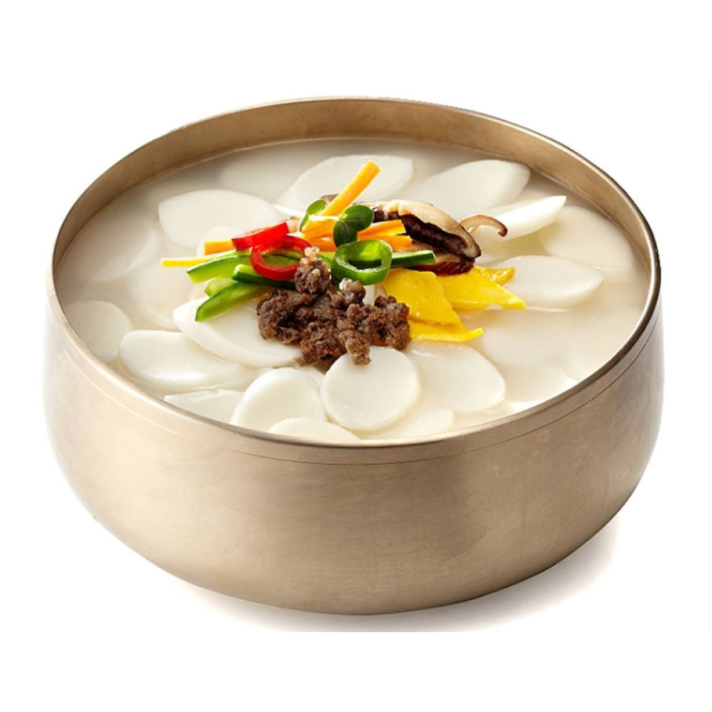 Sliced Rice Cake for Soup (Tteokguk Tteok) 1kg x 3 bags