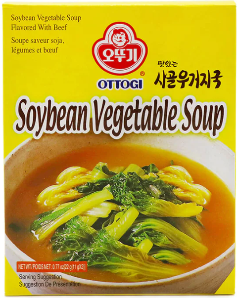 Ottogi Instant Beef Bone Soup with Outer Leaves (2 servings)