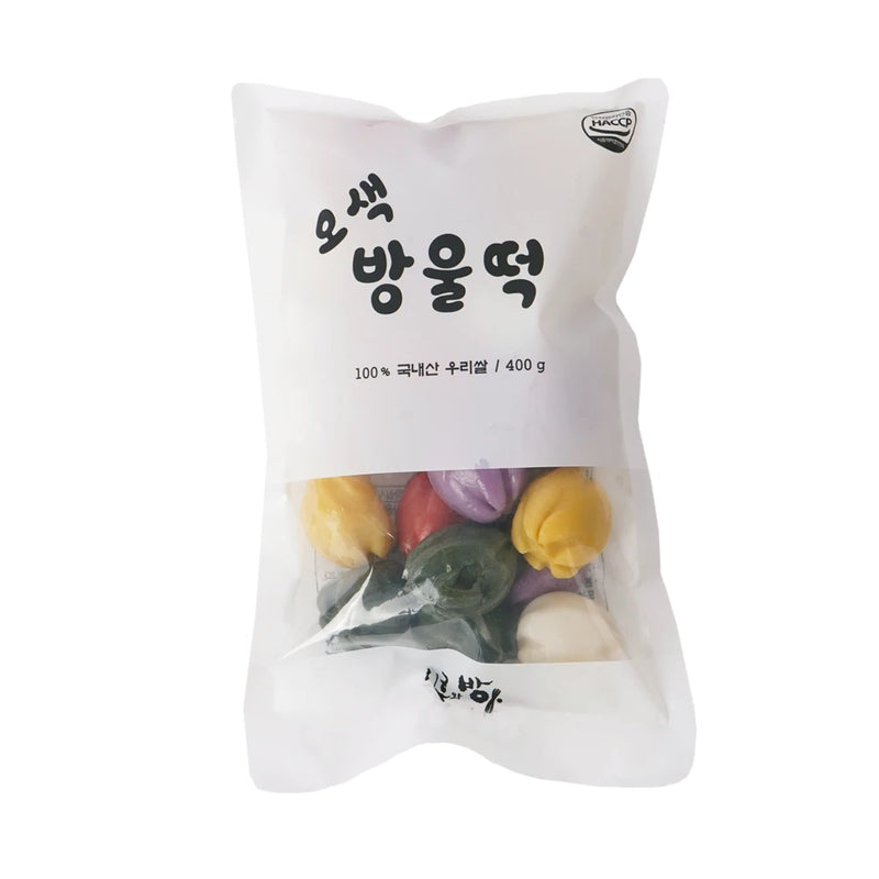 [MILLS EXPRESS] Siru & Bangah Five Color Bell Rice Cake (Bangwool Tteok) 400g