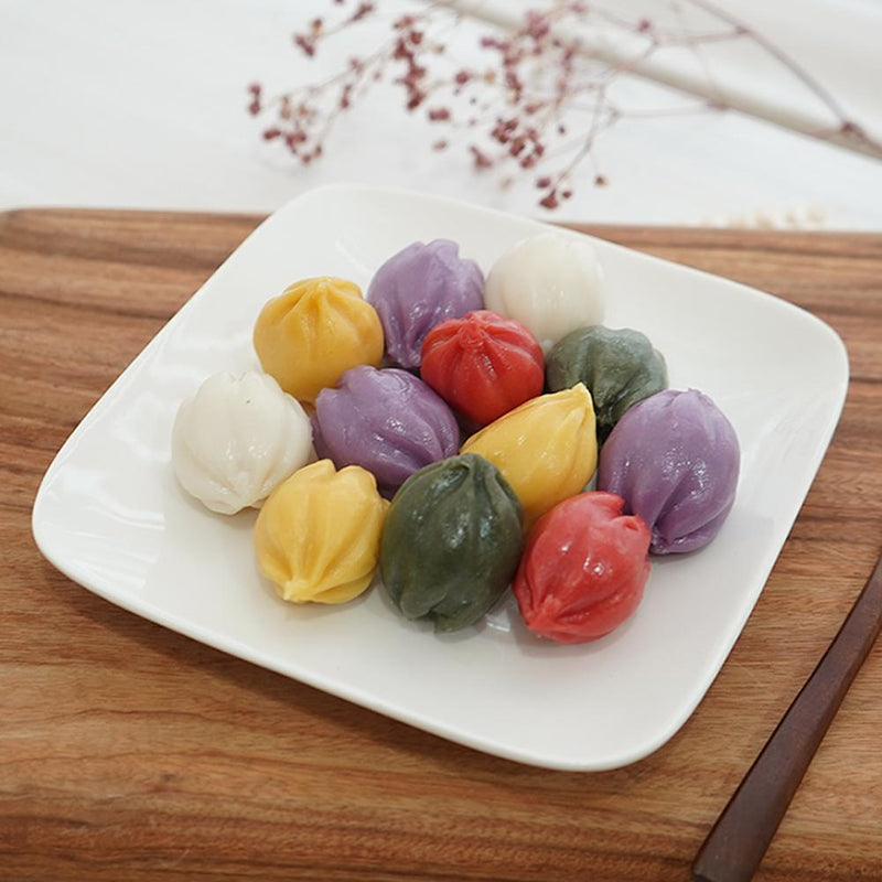 [MILLS EXPRESS] Siru & Bangah Five Color Bell Rice Cake (Bangwool Tteok) 400g