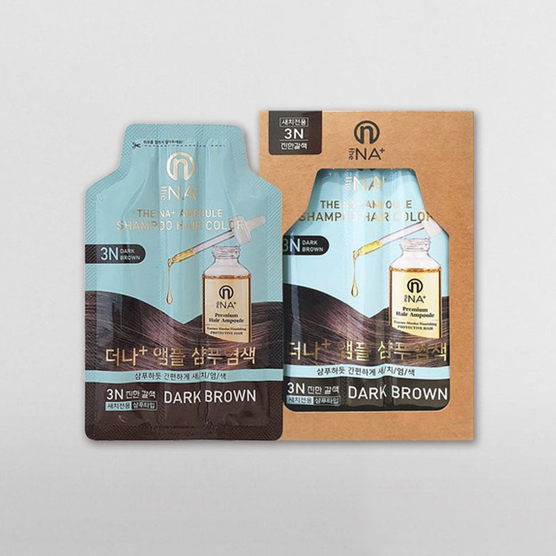 THE NA PLUS Dyeing Ampoule Shampoo 27g X 4EA (4 Color Options Available)