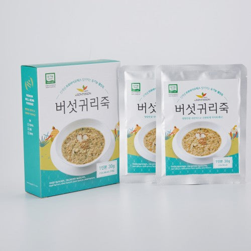 Organic Mushroom and Oats Porridge (30g x 3 Packs)