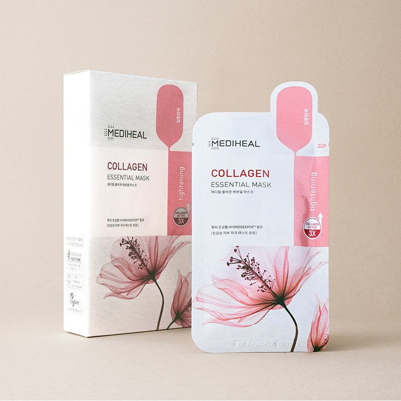 MEDIHEAL Collagen Essential Lifting & Firming Mask (10 Sheets)