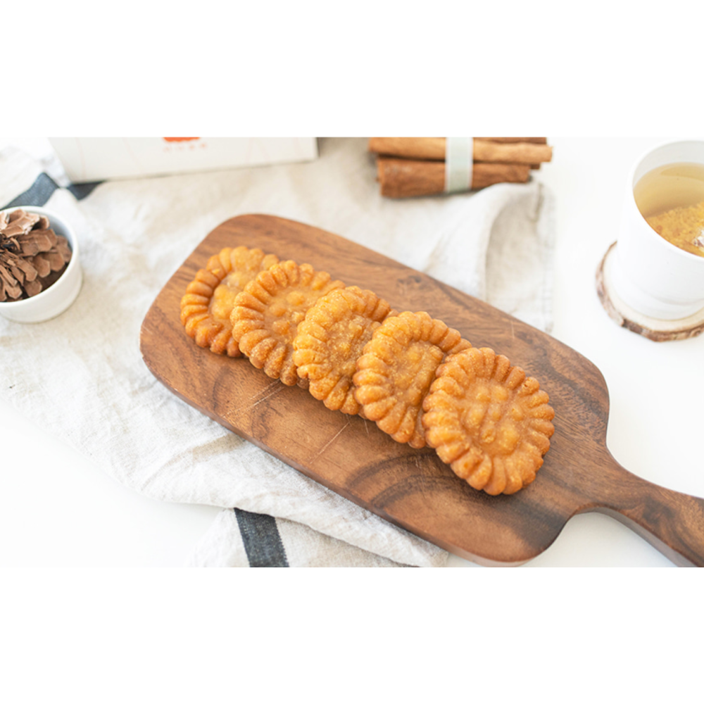TINY PUMPKIN Korean Wheat Pumpkin Sweet Cookies 50g x 5 cookies
