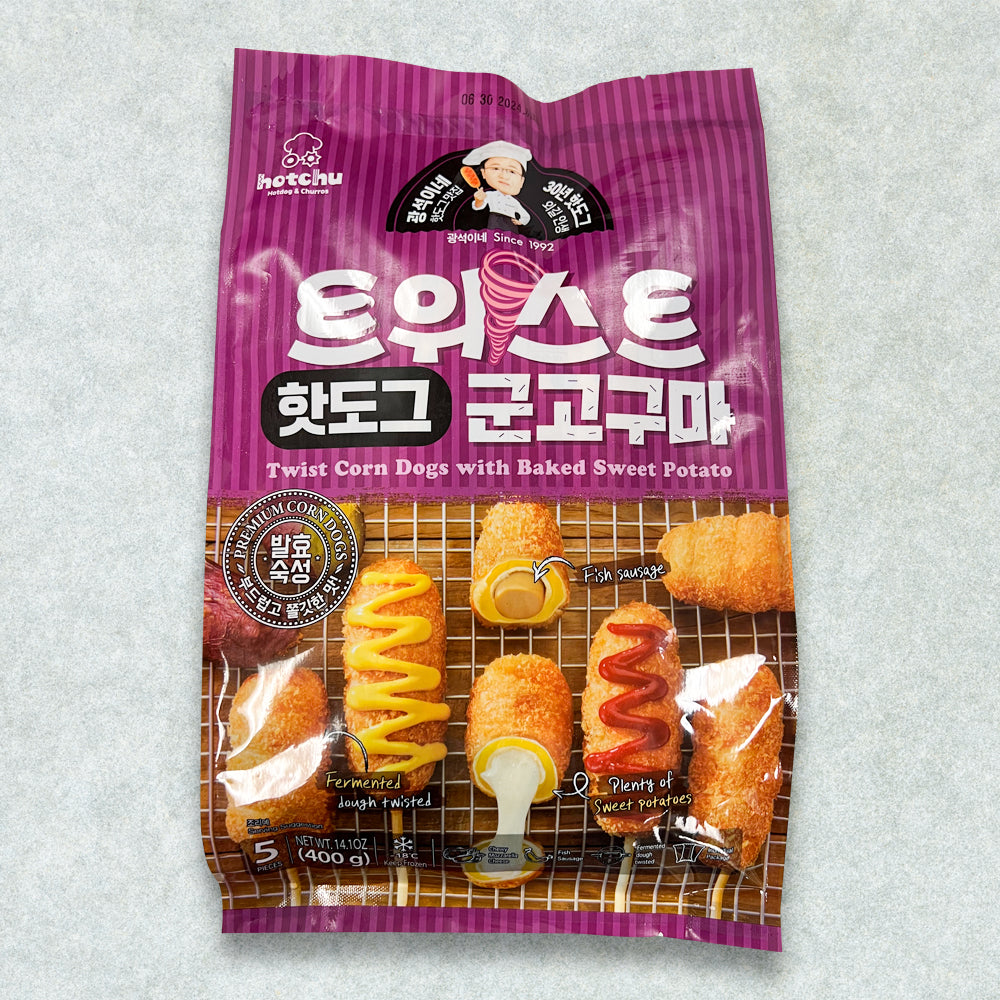 [MILLS EXPRESS] Twist Corn Dogs with Baked Sweet Potato 80g X 5EA