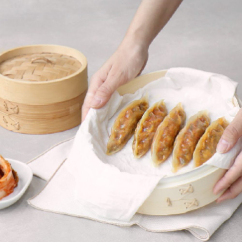 [SEPARATE FREE SHIPPING] CCONMA Vegan Mandu Set (3 packs of Vegan Kimchi Mandu & 3 packs of Vegan Mushroom Mandu)