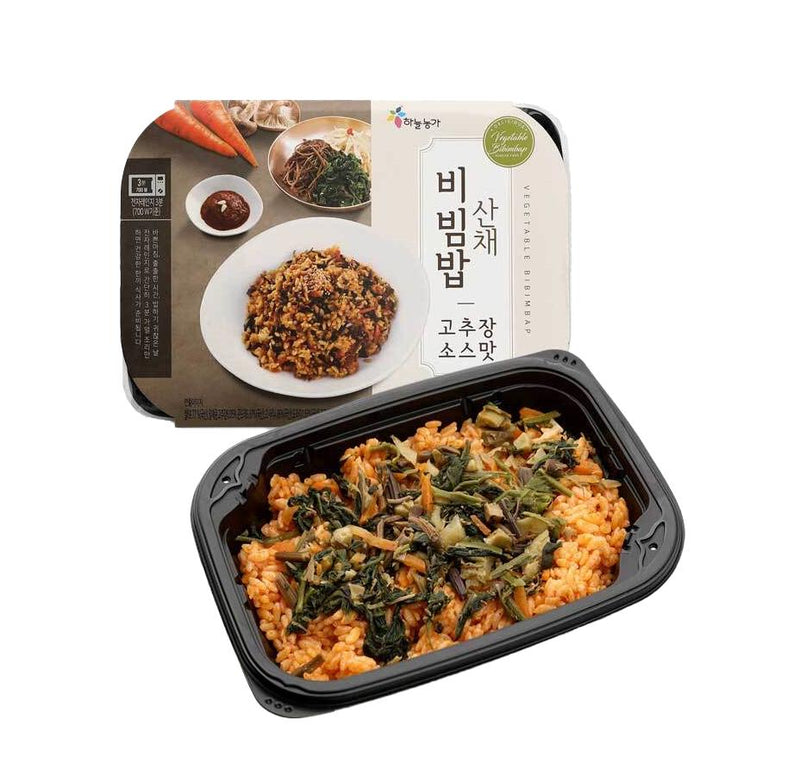 [MILLS EXPRESS] SKYFARM Premium Ready-To-Eat Wild Vegetable Bibimbap with Red Pepper Paste 215g